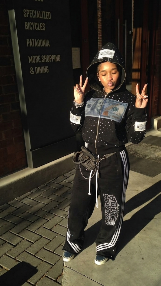 Route Studios Embroidery Zip-Up